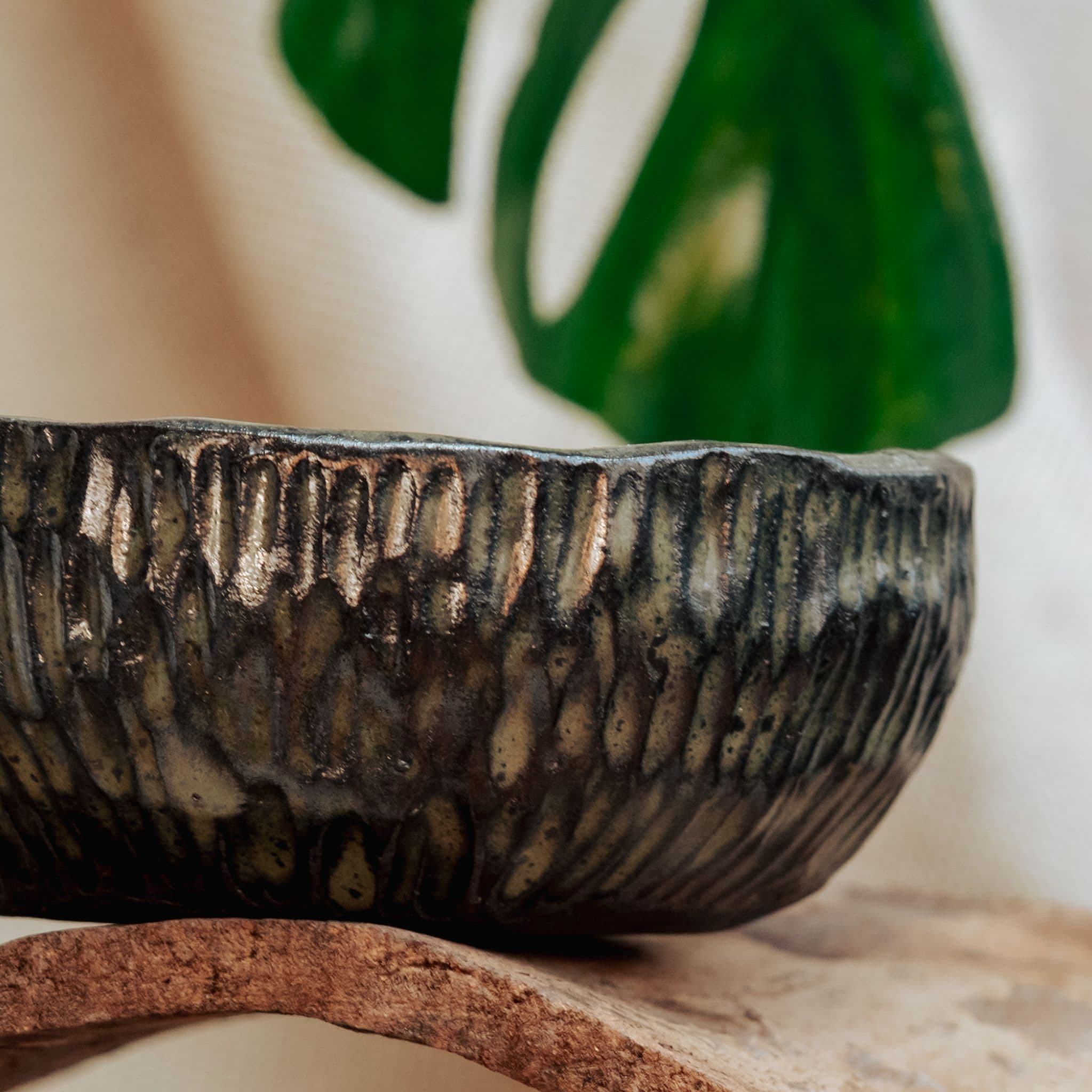 Moss Bark Planter
