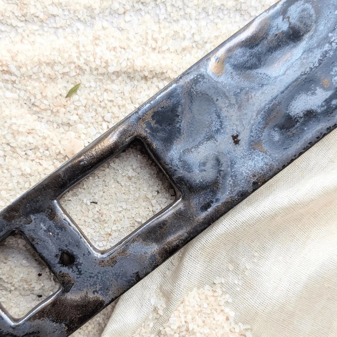 Silver Charcoal Bar Frame